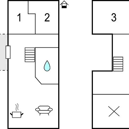 Dom wakacyjny Three-bedroom Holiday With A Fireplace 06 *